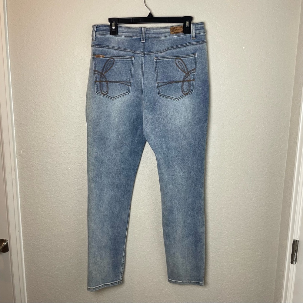 JOYFOLIE Mia Joy Women's Skinny Stretchy High Rise Blue Jeans Size 30 - Picture 8 of 10